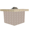 55" x 48" Custom Hexagon Gas Burning Fire Table